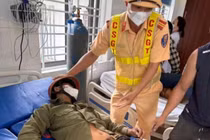 Kịp thời đưa người đàn ông ngất xỉu bên đường đi cấp cứu 