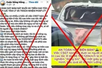 Cục CSGT cảnh báo tin giả về việc dừng xe để kiểm soát trên cao tốc