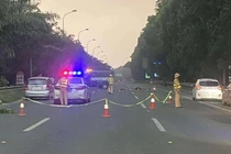 Người đàn ông tử vong sau va chạm trên Đại lộ Thăng Long