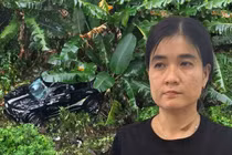 Vạch mặt nữ tài xế giết người rồi lao ô tô xuống đèo Bảo Lộc