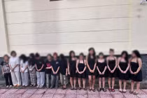 Triệt phá tụ điểm mại dâm núp bóng quán karaoke lắp nhiều camera giám sát