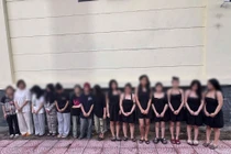 Triệt phá tụ điểm mại dâm núp bóng quán karaoke lắp nhiều camera giám sát