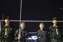 Kịp thời khống chế 2 thanh niên mang 'phóng lợn' tìm đánh đối thủ ở Ninh Bình