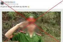 Xử phạt trường hợp đăng tải hình ảnh mặc trang phục Công an nhân dân