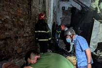 Hiện trường vụ cháy nhà ở phố Kim Hoa kiến 5 người thiệt mạng