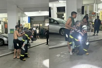 Cháy phòng ngủ trong căn hộ chung cư ở Hà Nội, 2 người được cứu 