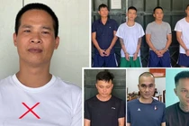 Bắt trùm giang hồ Ý "ẻng" và 7 "đàn em" ở Thanh Hóa