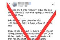 Thực hư thông tin 'bắt cóc trẻ em' trên địa bàn phường Hà Đông 