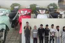 Danh tính 7 đối tượng gây ra 4 vụ trộm xe máy ở Thanh Hóa