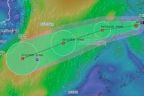 Áp thấp nhiệt đới sức gió cấp 6, giật cấp 8, dự báo tốc độ nhanh hơn