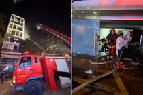 Cháy nhà nghỉ ở Hà Nội lúc rạng sáng, tạm giữ một người nghi phóng hỏa