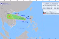 Áp thấp nhiệt đới giật cấp 9, di chuyển nhanh hướng về miền Trung