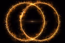 Hai vòng tròn khổng lồ giao nhau trong vũ trụ, giới thiên văn sốc nặng