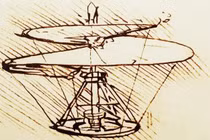 Thiết kế trực thăng đi trước thời đại của Leonardo da Vinci