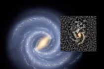 Bản sao gây sốc của Ngân Hà 'xuyên không' từ hàng tỉ năm trước