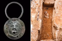 Mở mộ cổ 1.900 tuổi, lộ cổ vật đầu sư tử kỳ dị