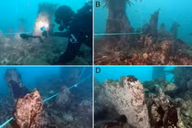 Phát hiện dãy tường đá granite dưới biển, lộ tàn tích thành phố đã mất