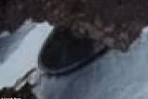 Google Maps phát hiện vật thể nghi UFO dưới vách đá ở Nam Cực