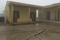 Điểm trường ở Đà Nẵng sụt lún nguy hiểm sau 3 tháng khánh thành