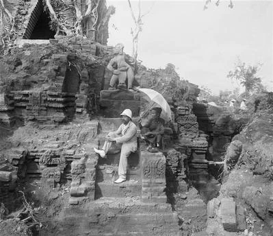 Ảnh độc về cuộc khai quật Phật viện Đồng Dương năm 1902