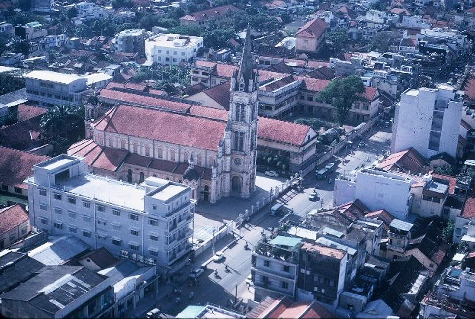 Ảnh hiếm nhà thờ cổ quy mô nhất Sài Gòn trước 1975