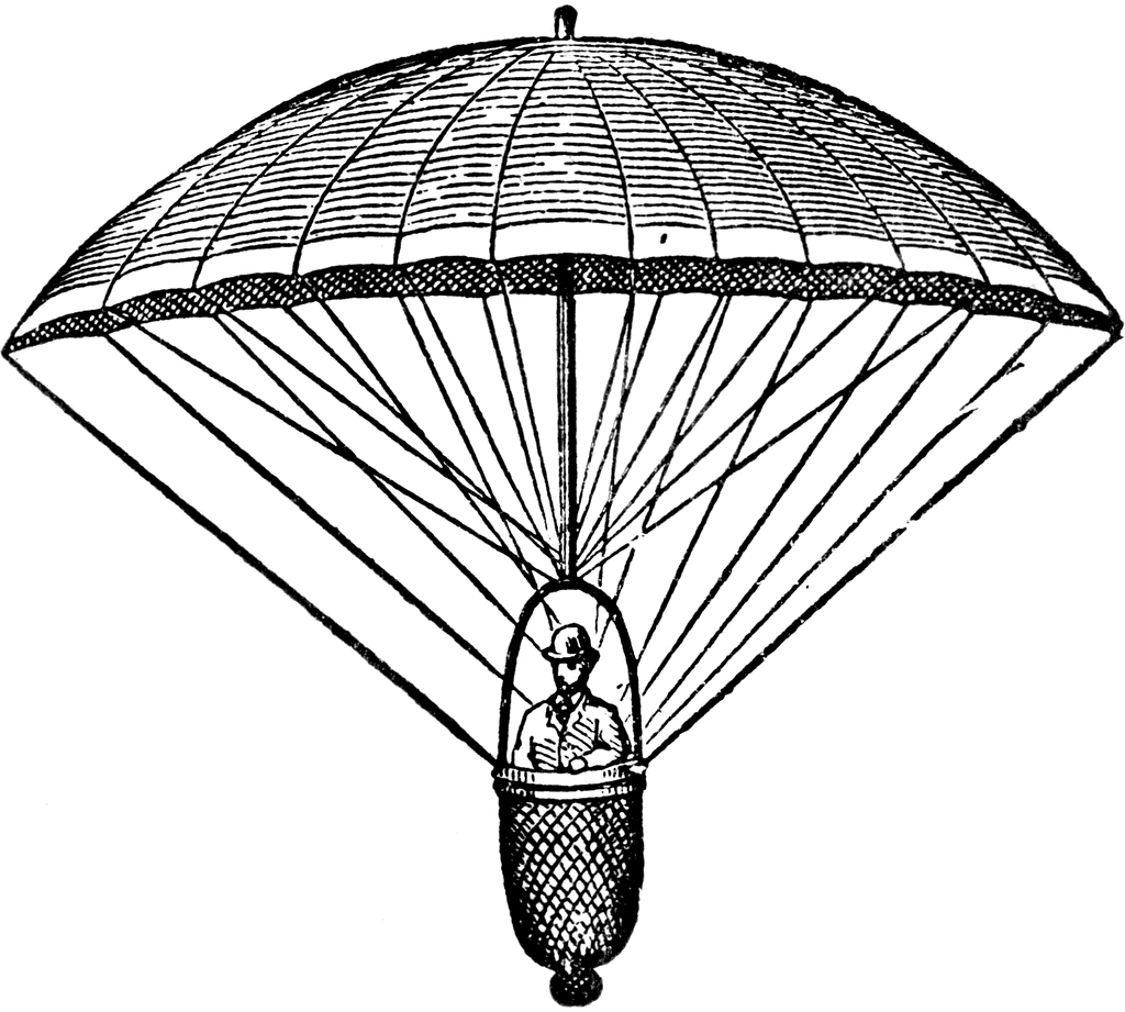 Năm 1797, ông hoàn thành chiếc dù đầu tiên của mình. Chiếc dù này có đường kính 7 mét và được gắn vào một chiếc giỏ bằng dây treo.