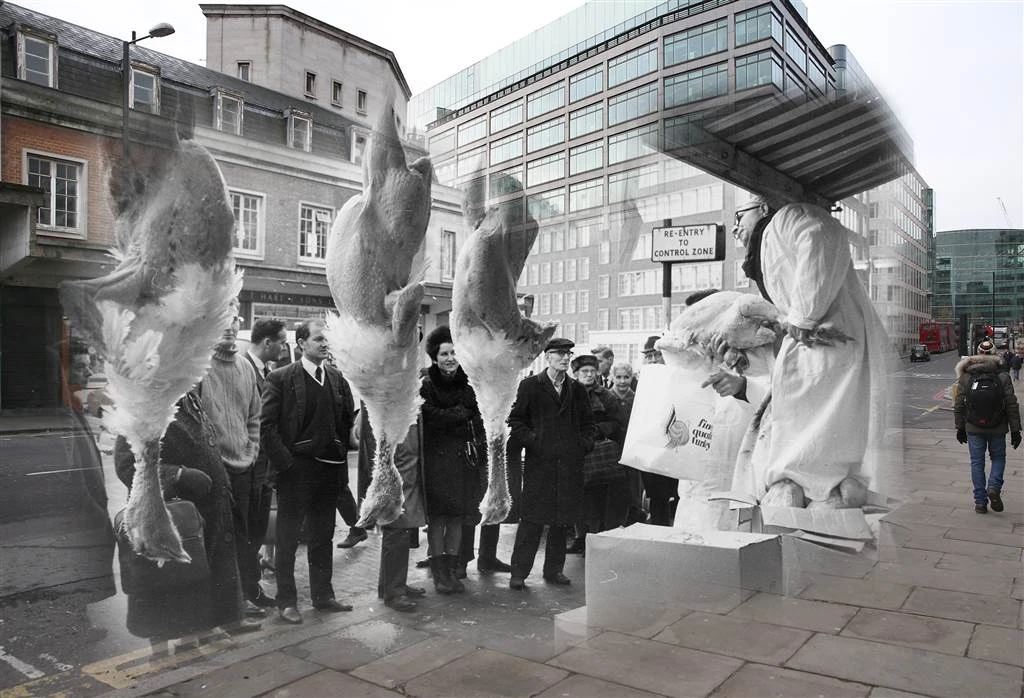 Lạnh gáy loạt ảnh ám ảnh về Giáng sinh ở London những năm 1930