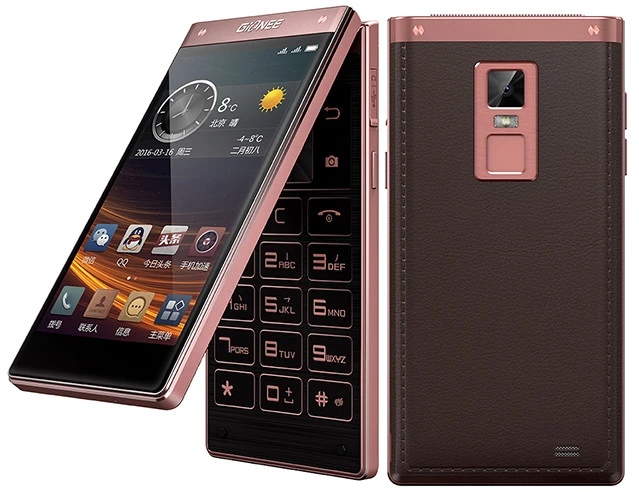 Tận mục điện thoại Gionee W909 vỏ sò 2 màn hình ấn tượng