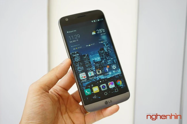 Trên tay điện thoại LG G5 cấu hình cao nhất