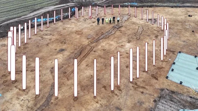 Sự thật “động trời” về vòng tròn giống Stonehenge phát lộ ở Đan Mạch