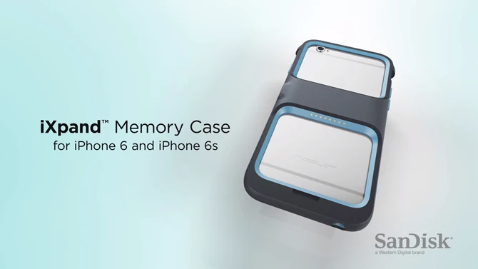 Độc đáo vỏ bảo vệ tích hợp bộ nhớ 128GB cho iPhone