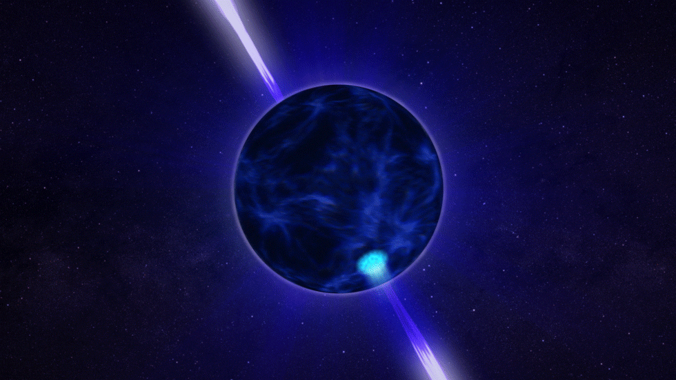  2. Quay cực nhanh – hàng trăm vòng mỗi giây. Một số pulsar, như PSR J1748-2446ad, quay với tốc độ kỷ lục 716 vòng/giây, nhanh hơn nhiều so với lưỡi cánh quạt của máy bay. Ảnh: Pinterest.