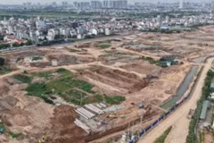 Hà Nội tăng tốc thi công loạt hồ điều hòa phía Tây 