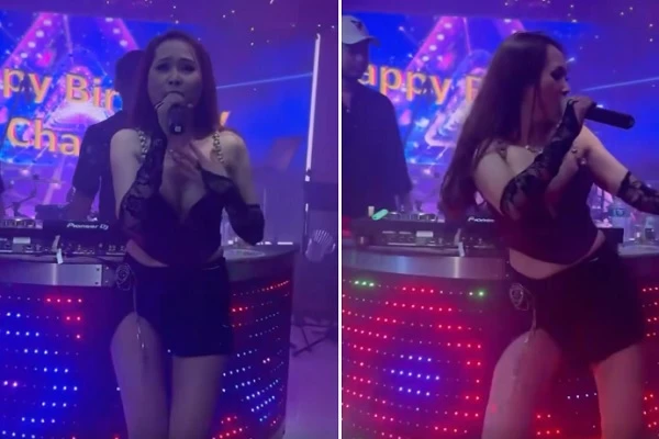 "Gái nhảy" Minh Thư diện áo cúp, váy ngắn khoe hình thể nõn nà