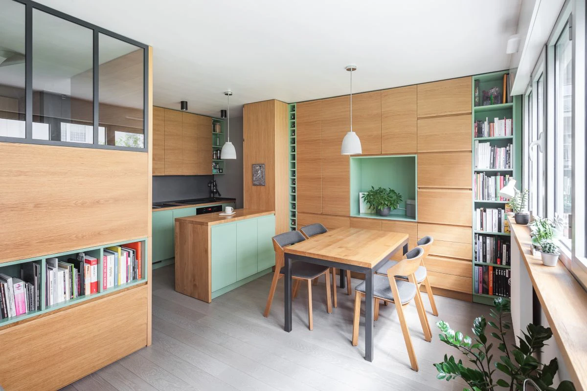 Căn hộ 30m² với nội thất đa năng cùng ánh sáng tự nhiên ngập tràn