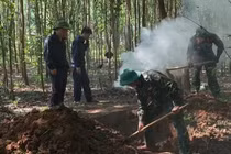 Liên tiếp phát hiện 5 hài cốt liệt sĩ ở Quảng Trị