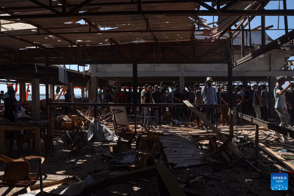 Theo Văn phòng Nhân quyền Liên Hợp Quốc, ít nhất 227 nhà báo đã thiệt mạng ở Gaza kể từ ngày 7/10/2023, khi xung đột giữa Israel và lực lượng Hamas nổ ra. Ảnh: Xinhua.