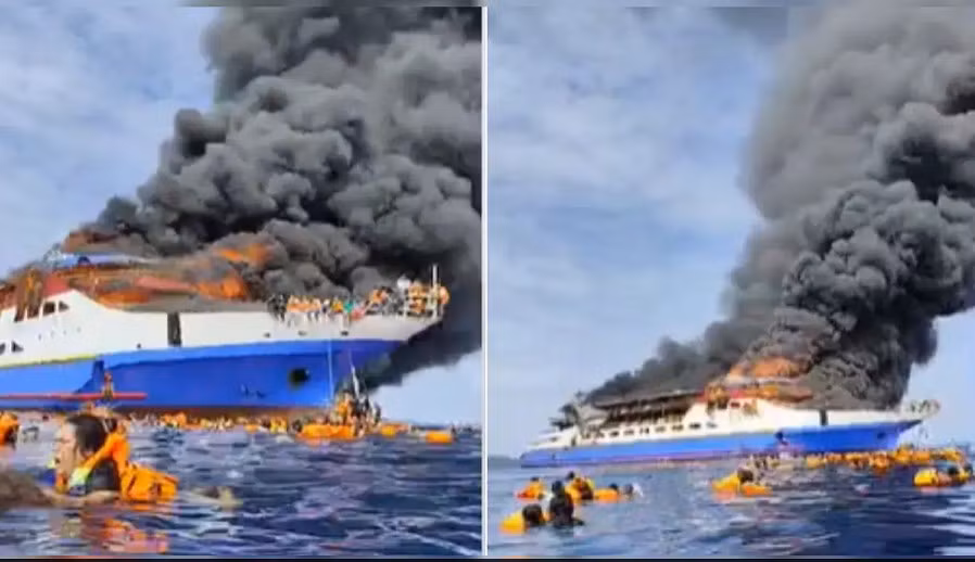 Nguồn tin cho hay, phà KM Barcelona 5 có sức chứa 600 người. Tuy nhiên, danh sách đăng ký ban đầu của phà ghi nhận chỉ 280 hành khách và 15 thành viên thủy thủ đoàn. Hiện chưa rõ chính xác số lượng hành khách và thành viên thủy thủ đoàn có mặt trên phà khi phà gặp nạn. Ảnh: NDTV.