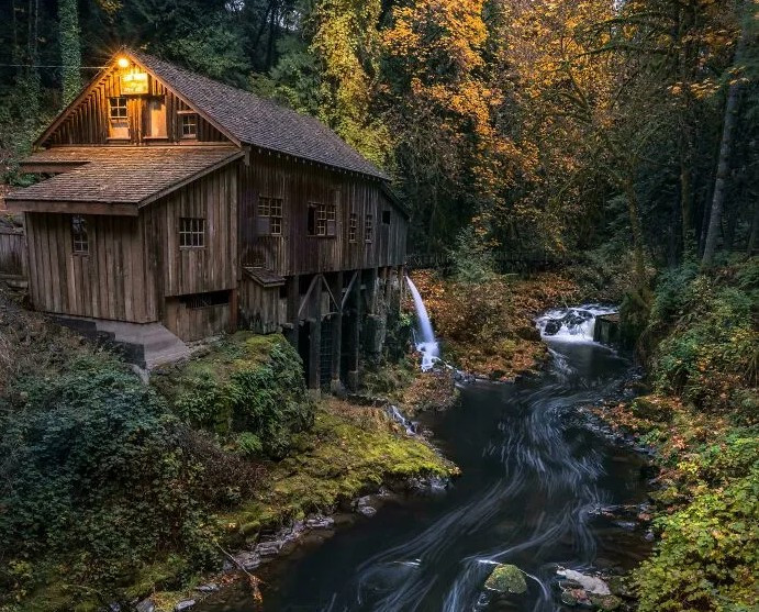 Bức tranh thiên nhiên khiến nhiều người mê đắm.