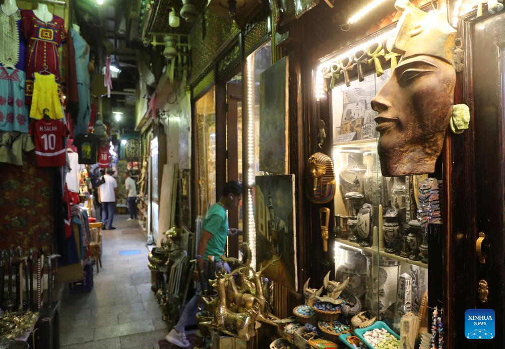 Chợ cổ Khan el-Khalili có nhiều con hẻm nhỏ.