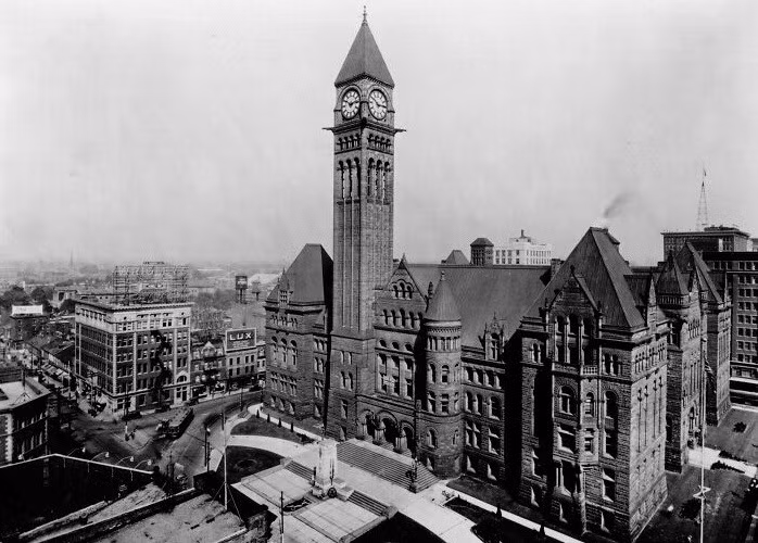 Tòa thị chính ở Ontario, Canada, năm 1920.