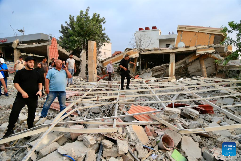 Trước đó, theo báo cáo của Bộ Y tế Lebanon, vào tháng 10, 28 người đã thiệt mạng và 54 người khác bị thương trong cuộc pháo kích của Israel. Ảnh: Xinhua.