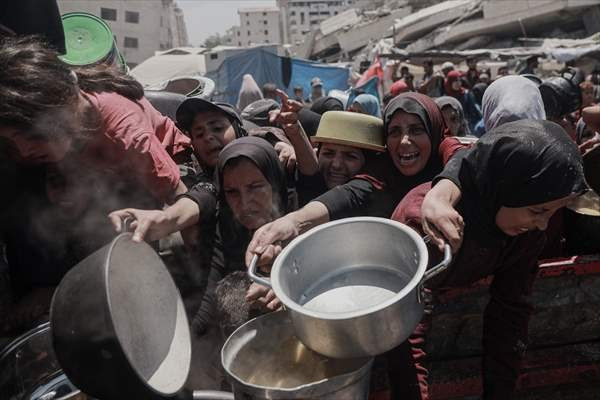 Gaza đối mặt cuộc khủng hoảng lương thực trầm trọng sau khi Israel chặn gần như toàn bộ viện trợ vào dải đất này kể từ tháng 3/2025. Ảnh: Anadolu.