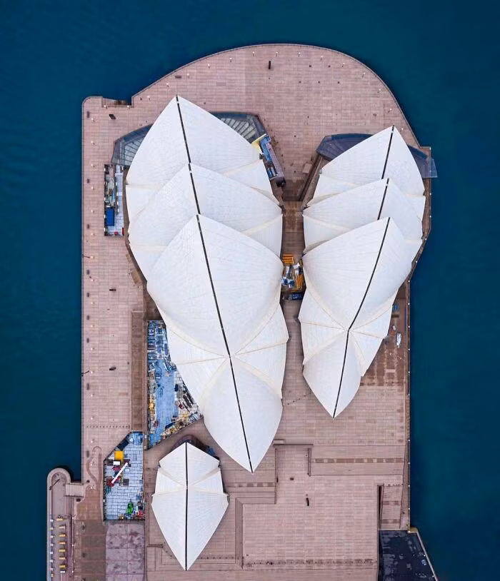 Nhà hát Opera Sydney (Australia) trong một góc ảnh khác.