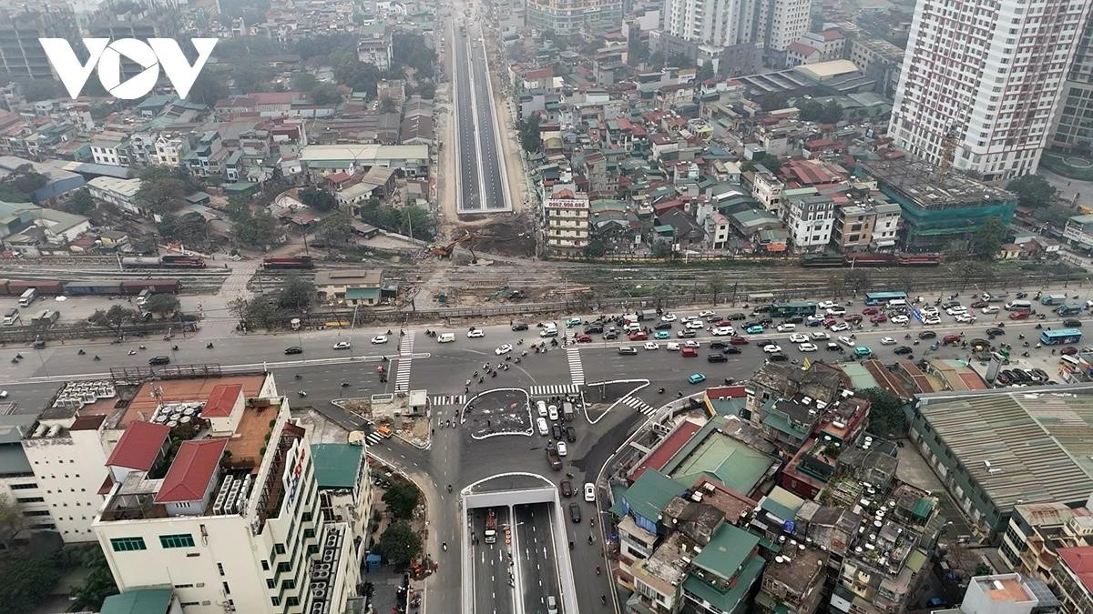 Sau 3 năm thi công hầm chui Kim Đồng đã hoàn thành. Hầm chui được thiết kế 4 làn xe, dài 460m, 140m hầm kín, 320m hầm mở.