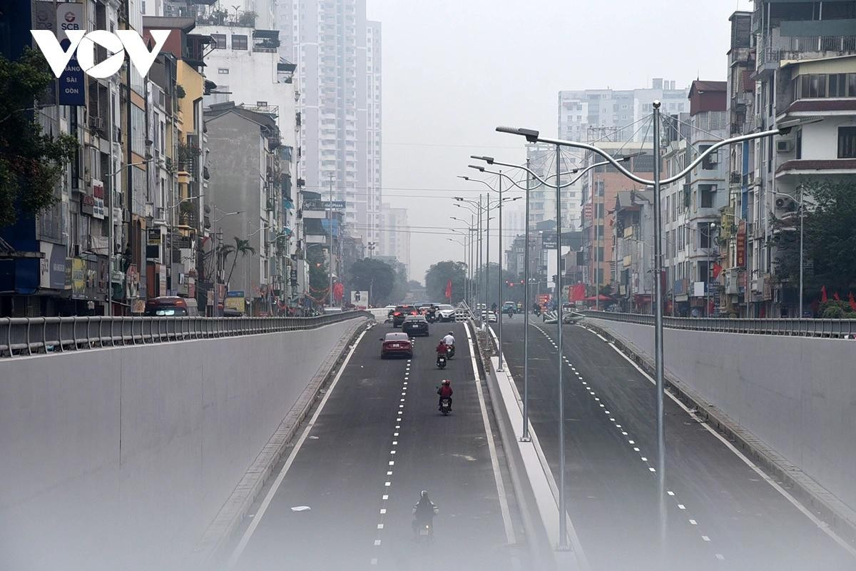 Công trình hầm chui Kim Đồng đóng vai trò quan trọng của trục tuyến đường vành đai 2,5. Một cửa hầm hướng phố Kim Đồng - Tân Mai - Vĩnh Hoàng, một cửa kết nối với Đầm Hồng – Nguyễn Trãi (đang trong giai đoạn giải phóng mặt bằng).