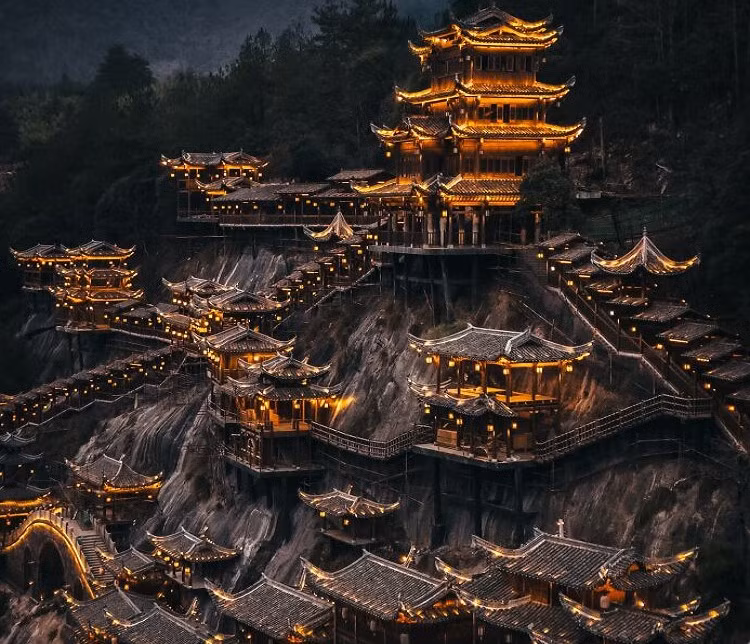 Bức ảnh ấn tượng này được chụp tại Giang Tây, Trung Quốc.