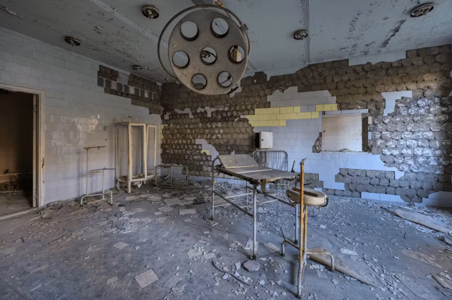 Căn phòng có thể khiến mọi người liên tưởng đến bối cảnh của một bộ phim kinh dị. Ảnh: Flickr.