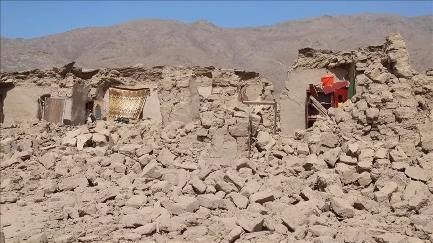 Nhiều ngôi nhà trên khắp miền đông Afghanistan đã bị hư hại hoặc bị phá hủy hoàn toàn. Ảnh: Anadolu.
