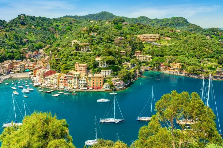 Ngôi làng Portofino, Italy.